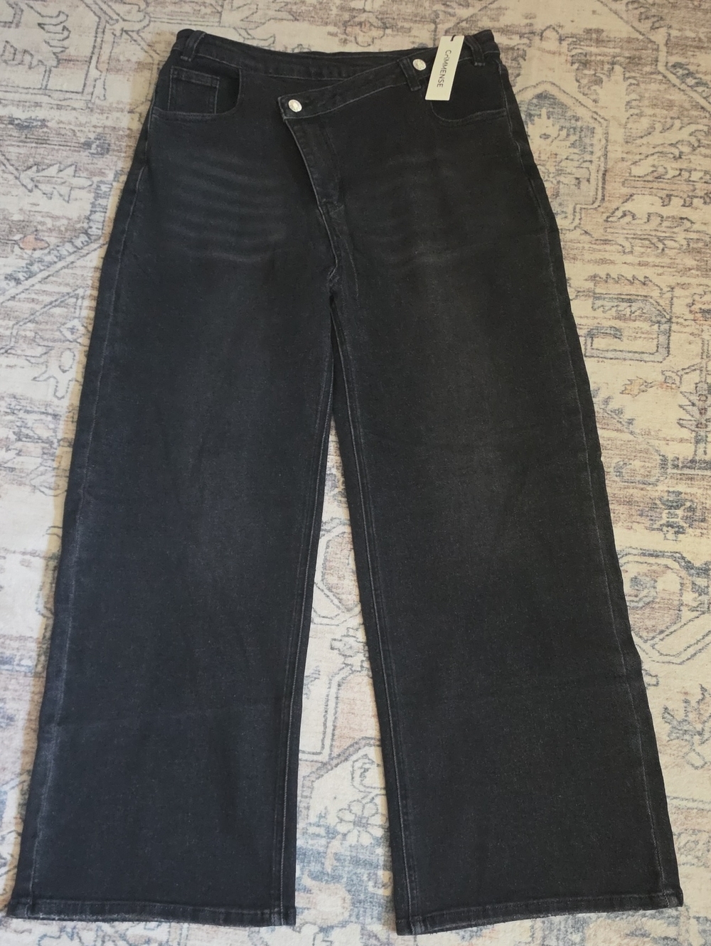 NWT Commense Womens Size XL Black Jeans